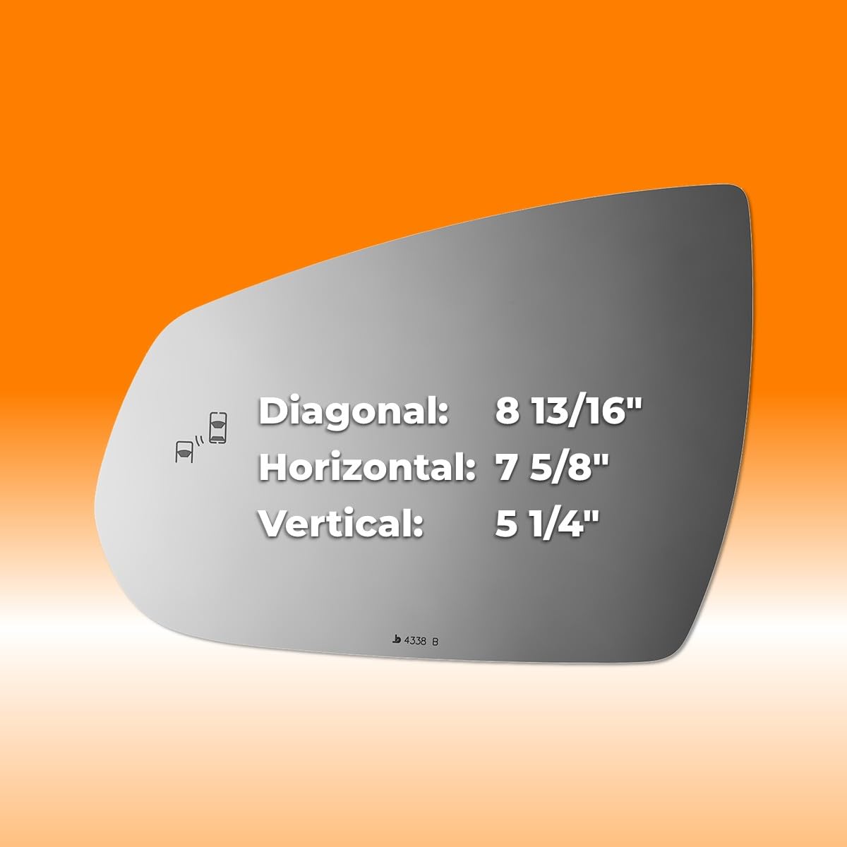 Amazon.com: Burco 4338B Flat Driver Side View Non-Heated Mirror